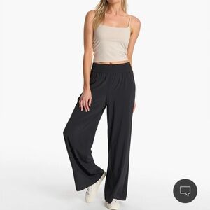 VUORI Villa Wideleg pants Black small
